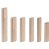 Kołki drewniane biszkoptowe Festool Domino; D 10x80/150 BU tępe