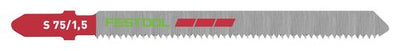 Blades for jigsaw Festool 75 mm 1.5 mm 5 units
