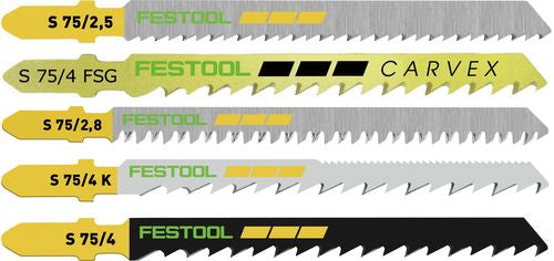 Blades for jigsaw Festool 75 mm 25 units