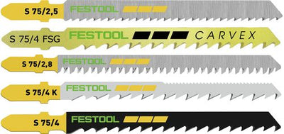 Blades for jigsaw Festool 75 mm 25 units