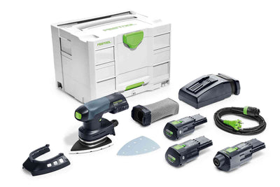 Orbital sander Festool DTSC 400 Li 3.1 I-Set 18 V 2x3.1 Ah accu.