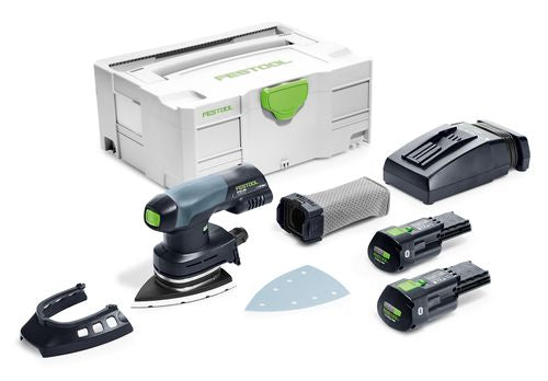 Multisander Festool DTSC 400 Li 3.1 I-Plus 18 V 2x3.1 Ah accu.