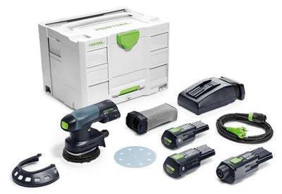 Orbital sander Festool ETSC 125 Li 3.1 I-Set 18 V 2x3.1 Ah accu.