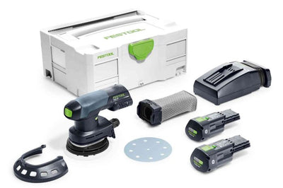 Orbital sander Festool ETSC 125 Li 3.1 I-Plus 18 V 2x3.1 Ah accu.