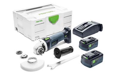 Angle grinder Festool AGC 18-125 Li 5.2 EB-Plus 18 V 2x5.2 Ah accu.