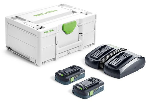 Accessory set Festool SYS 18V 2x4.0/TCL 6 DUO 18 V 2x4.0 Ah accu.