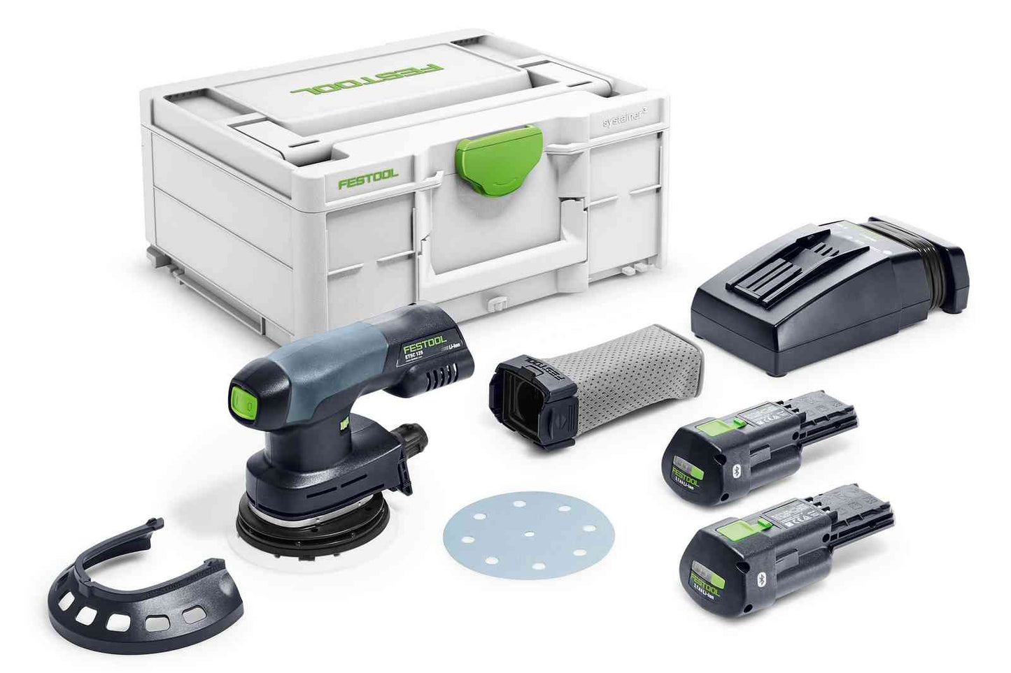 Orbital sander Festool ETSC 125 3.1 I-Plus 18 V 2x3.1 Ah accu.