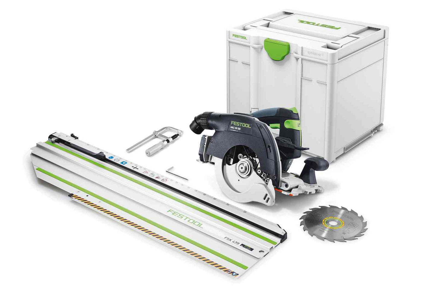 Cordless circular saw Festool HKC 55 EB-Basic-FSK 420 18 V (without battery and charger)