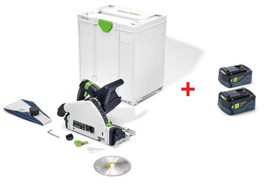Cordless circular saw Festool TSC 55 KEB-Basic 18 V (without battery and charger) + 2x 18V 5.0 Ah batteries as a gift