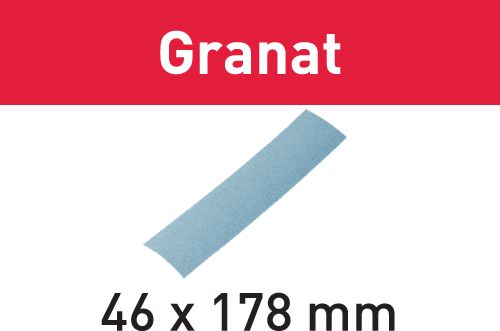 Sandpaper for delta sander Festool STF Granat 46X178 mm P40 10 units