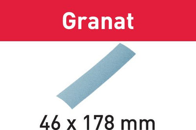 Sandpaper for delta sander Festool STF Granat 46X178 mm P40 10 units