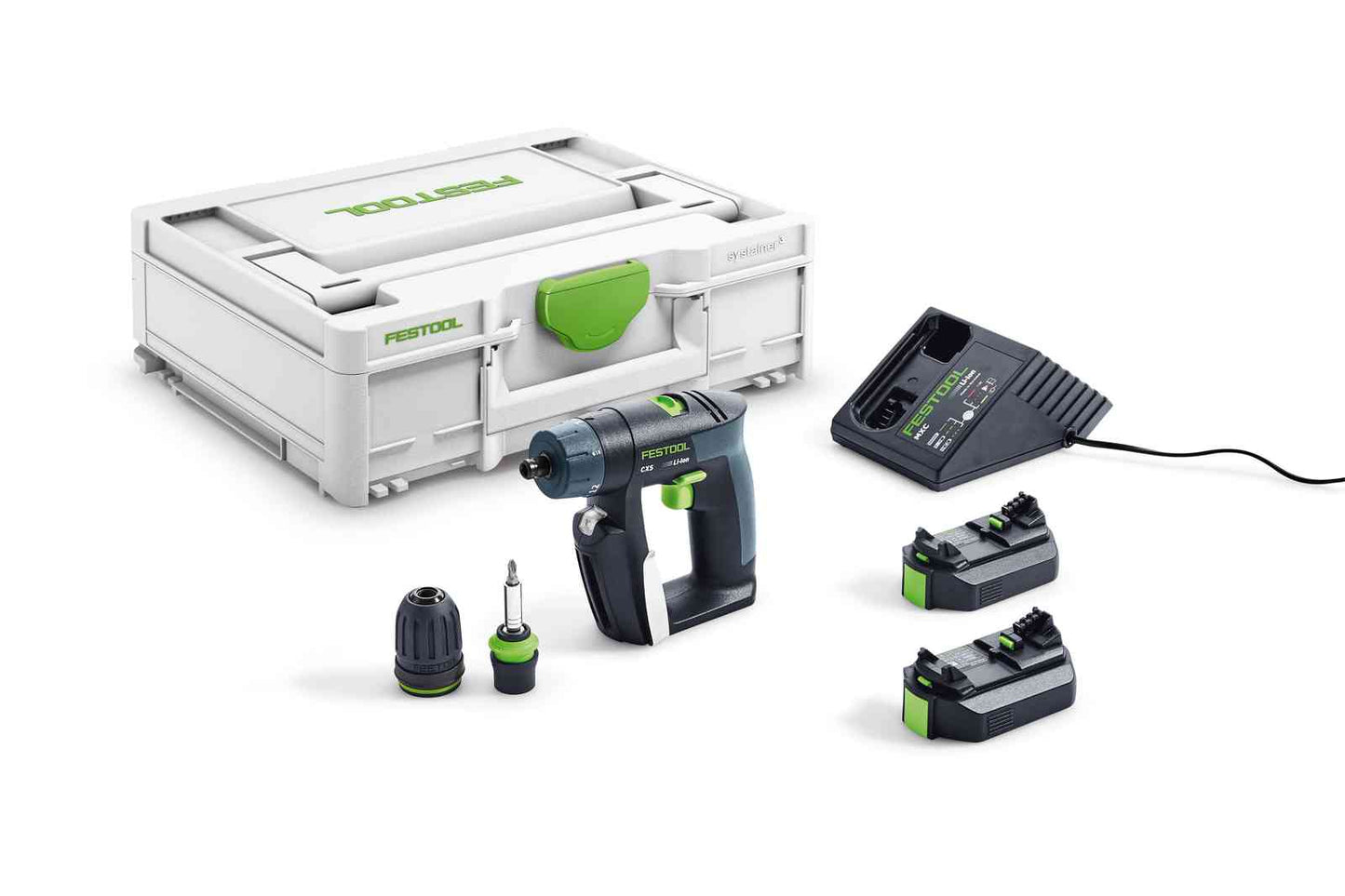 Drill driver Festool CXS 2.6-Plus 10.8 V 2x2.6 Ah accu.