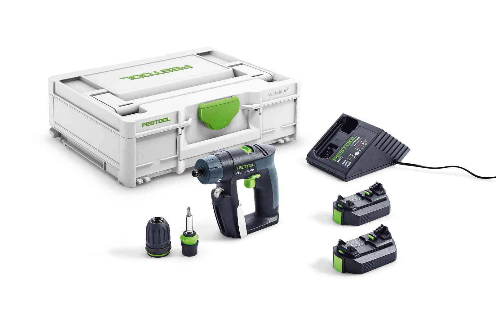 Drill driver Festool CXS 2.6-Plus 10.8 V 2x2.6 Ah accu.