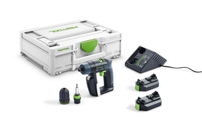 Drill driver Festool CXS 2.6-Plus 10.8 V 2x2.6 Ah accu.