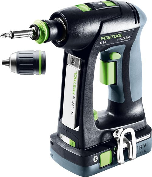 Drill driver Festool C 18 HPC 4.0 I-Plus 18 V 2x4.0 Ah accu.