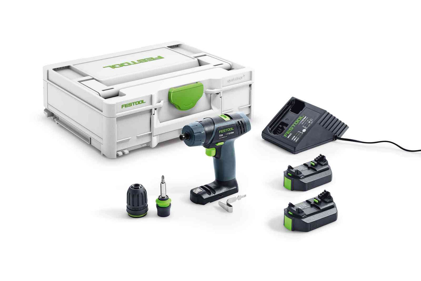 Drill driver Festool TXS 2.6-Plus 10.8 V 2x2.6 Ah accu.