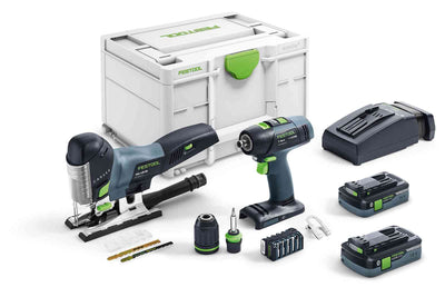 Tool set Festool T 18+3/PSC 420 I-Set 18 V 2x4.0 Ah accu.