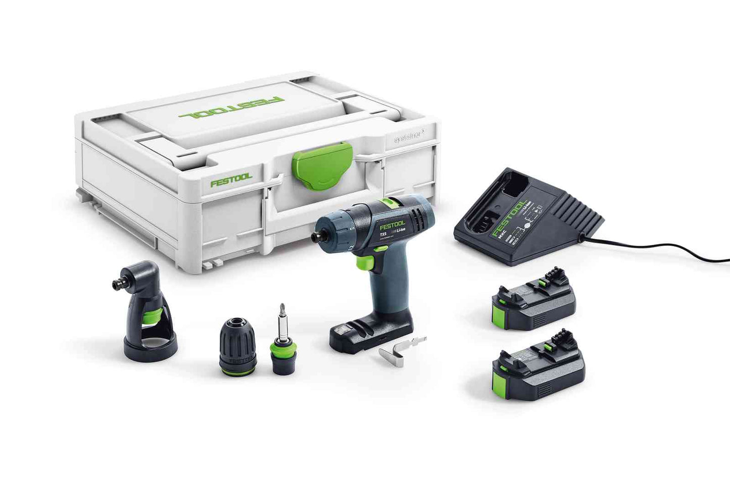 Drill driver Festool TXS 2.6-Set 10.8 V 2x2.6 Ah accu.