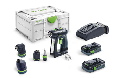 Drill driver Festool C 18 HPC 4.0 I-Set 18 V 2x4.0 Ah accu.