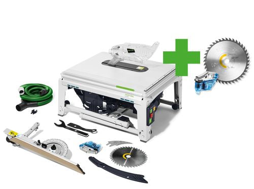 Table saw Festool TKS 80 EBS KT/W40 Limited Edition + cartridge and cutting disc