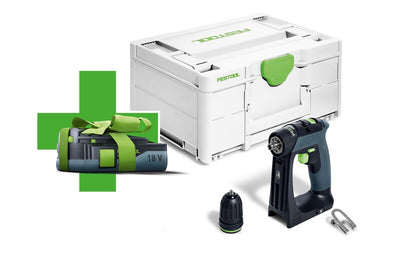 Cordless impact driver Festool CXS 18-Basic-3.0 18 V (batteries and charger not included) + 3.0 Ah battery for free!