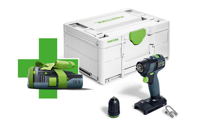 Cordless impact driver Festool TXS 18-Basic-3.0 18 V (batteries and charger not included) + 3.0 Ah battery for free!