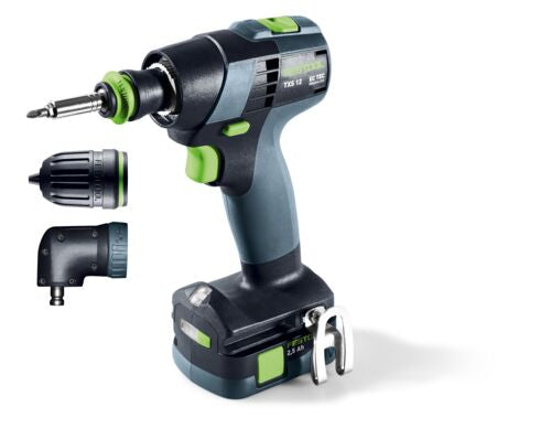 Drill driver Festool TXS 12 2.5-Set 10.8 V 2x2.5 Ah accu.