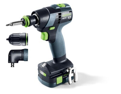 Drill driver Festool TXS 12 2.5-Set 10.8 V 2x2.5 Ah accu.