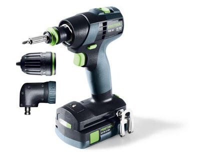 Drill driver Festool TXS 18 C 3.0-Set 18 V 2x3.0 Ah accu.