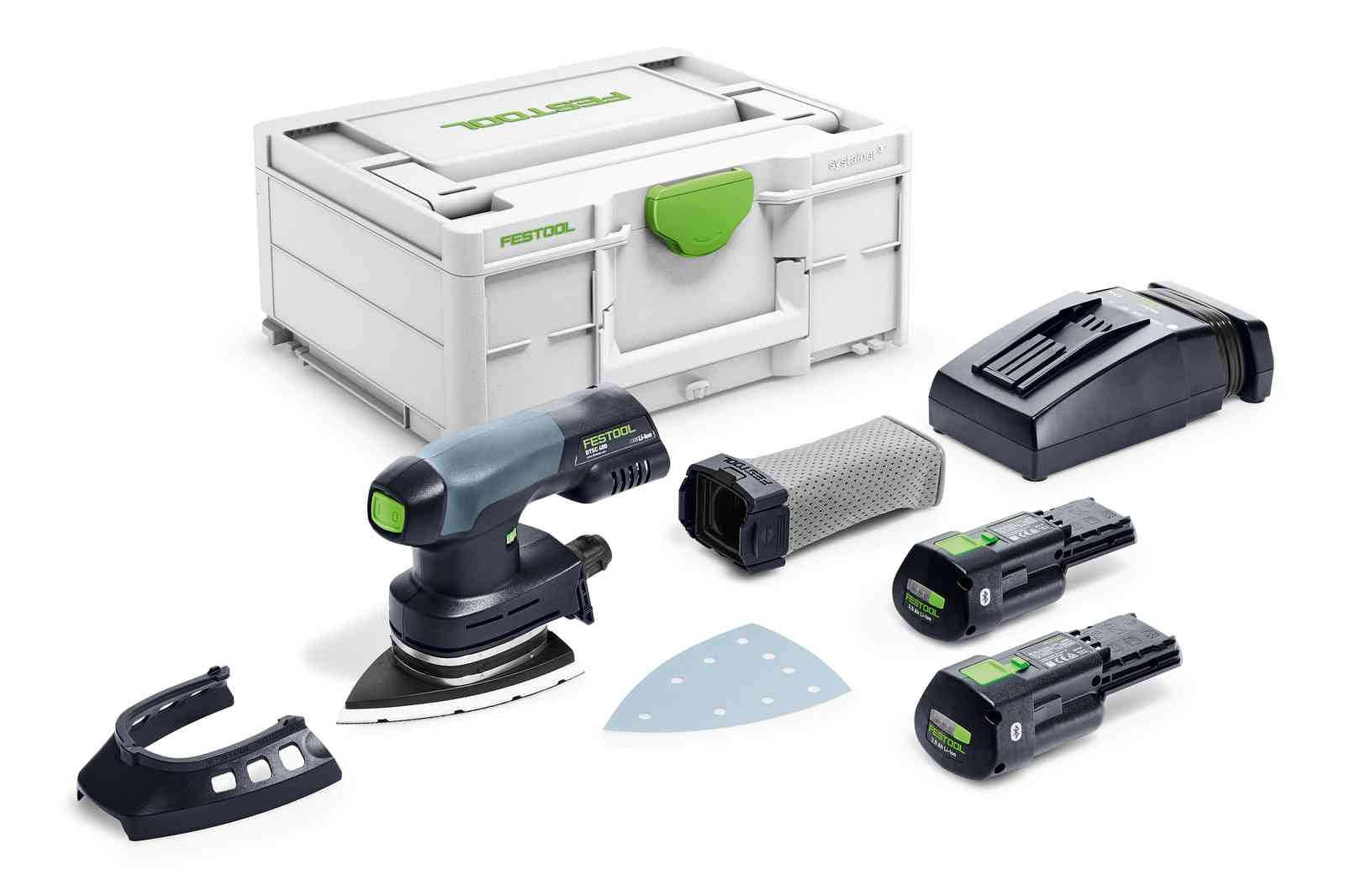 Cordless multisander Festool DTSC 400 3.0 I-Set  18 V 2x3.0 Ah accu.