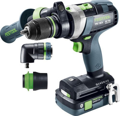 Drill driver Festool QUADRIVE TPC 18/4 5.0/4.0 I-Set  18 V 5.0 Ah + 4.0 Ah accu.