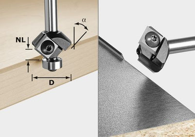 Turning plate slot cutter Festool HW 27/55 mm with bearing