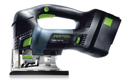 Cordless jigsaw Festool PSBC 420 EB/GG-Plus Li 18 CARVEX 18 V 1x4.2 Ah accu.