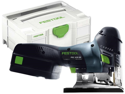 Cordless jigsaw Festool PSC 420 EB/GG-Plus Li 18 CARVEX 18 V 1x4.2 Ah accu.