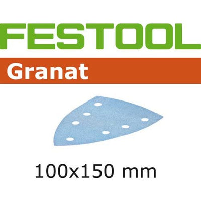 Sandpaper for delta sander Festool STF DELTA/7 100x150 mm P100 100 units