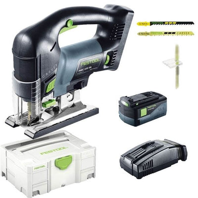 Cordless jigsaw Festool PSBC 420 Li 5.2 EB-Plus-SCA 18 V 1x5.2 Ah accu.