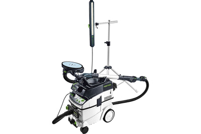 Wall sander set Festool STL 450/LHS 225-Set (sander ''Giraffe'' LHS 225 EQ-Plus/IP, vacuum cleaner CTM 36 E AC-LHS and torch STL 450-Set)