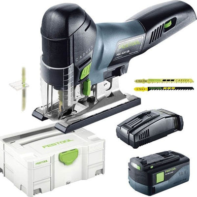 Cordless jigsaw Festool PSC 420 Li 5.2 EB-Plus-SCA 18 V 1x5.2 Ah accu.
