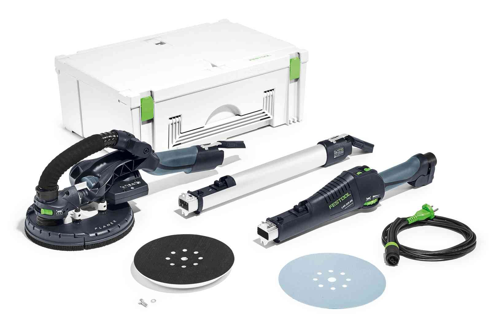 Long-reach wall sander Festool LHS 225 EQ-Plus/SW