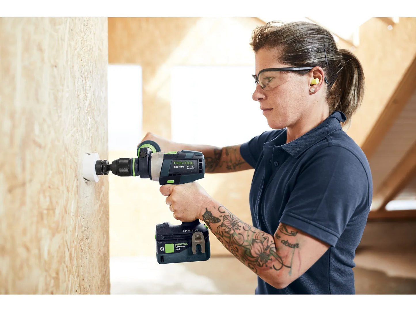 Wiertarko-wkrętarka akumulatorowa Festool TDC 18/4 QUADRIVE 18V