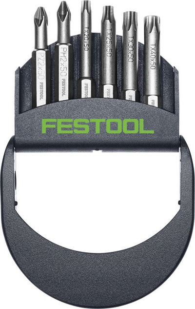 Screwdriver Bit Accessory Set Festool 204385 6 units