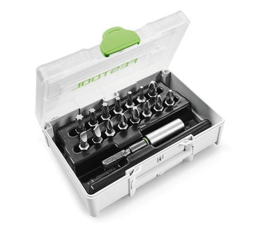 Screwdriver bit set Festool SYS3 XXS CE-MX BH 60 15 units