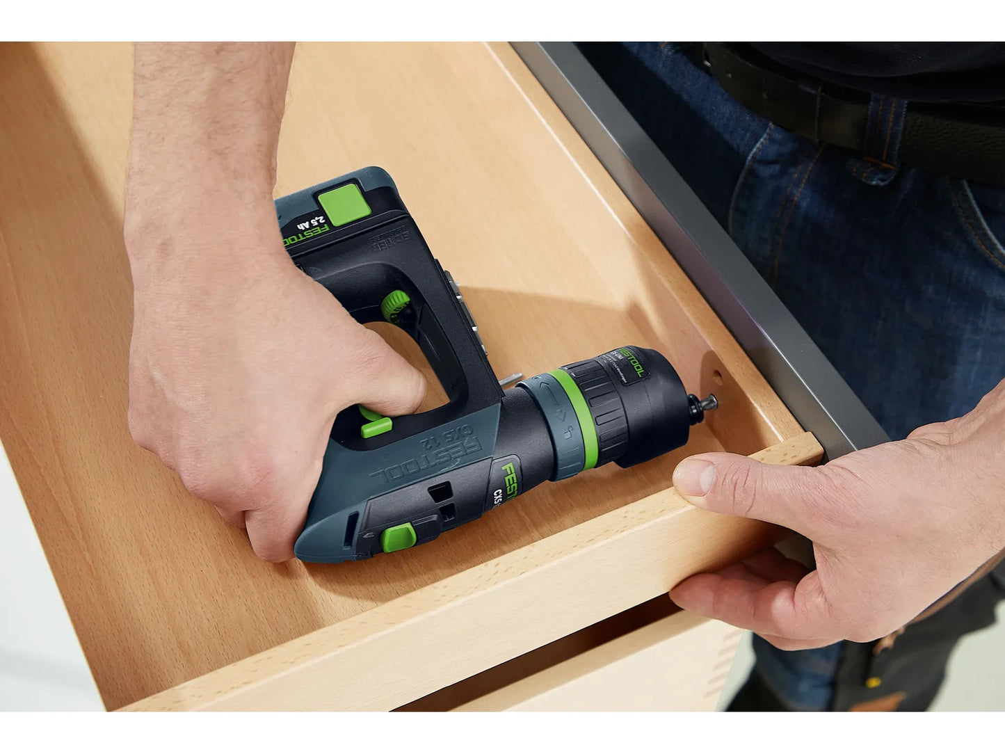 Wiertarko-wkrętarka Festool CXS 12 2,5-Set 10,8 V; 2 x akumulator 2,5 Ah.