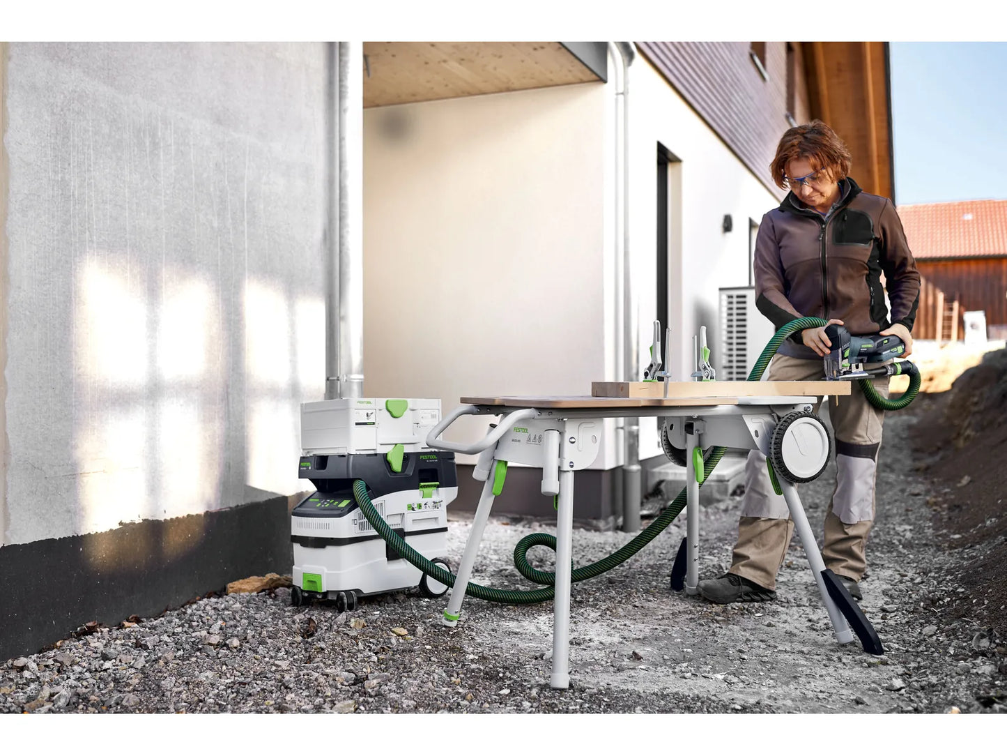 Wyrzynarka akumulatorowa Festool PSC 420 EB-Basic CARVEX 18V