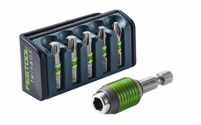Screwdriver bit set Festool 204383 TX/PZ 5 pcs. + Holder