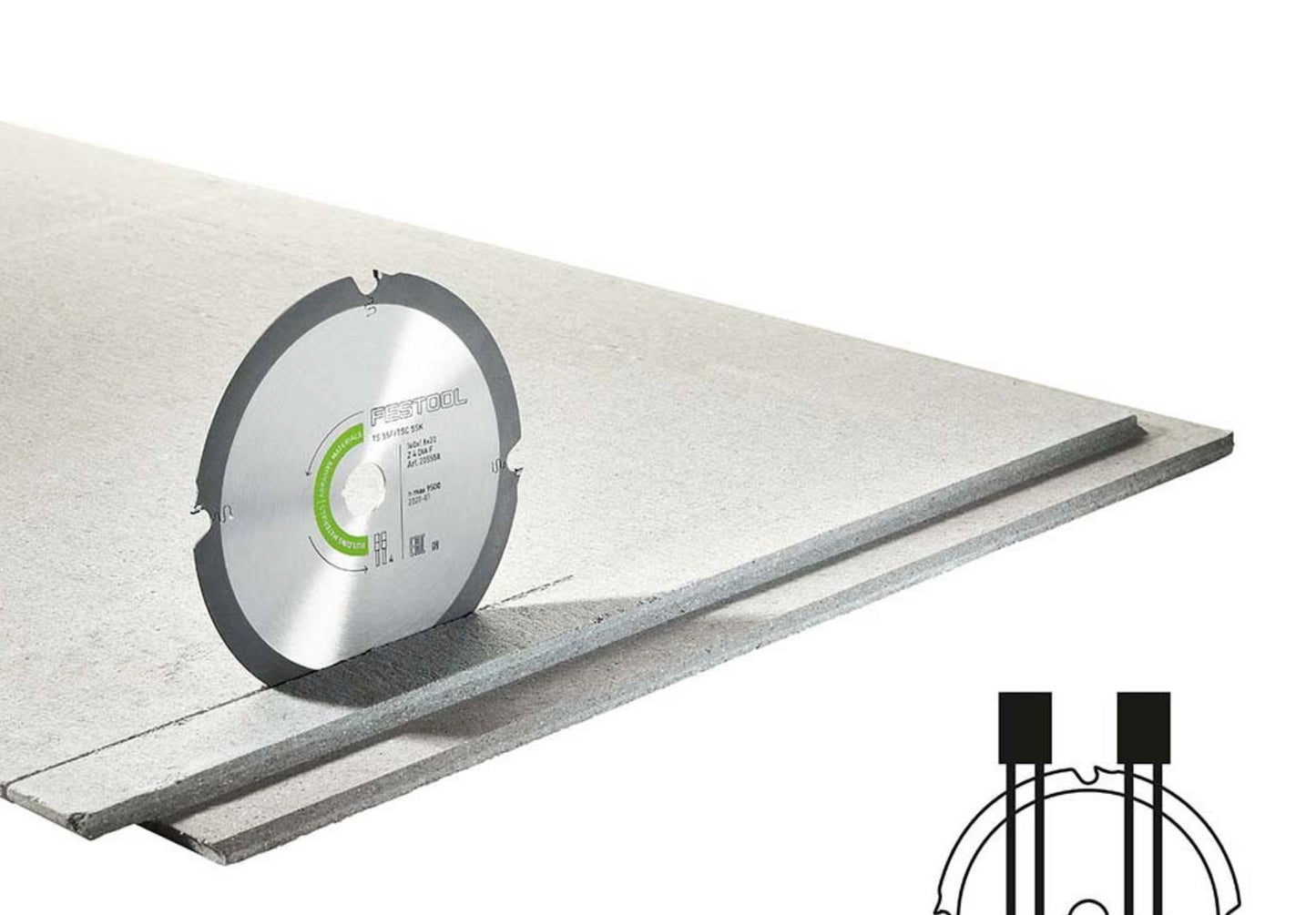 Diamond cutting disc Festool 205558 160x1.8x20 mm