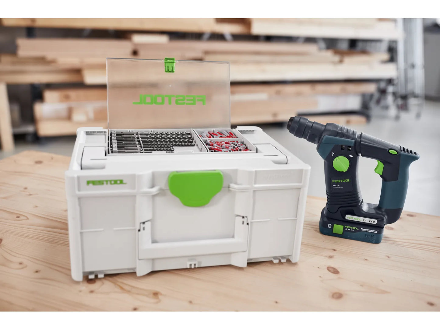 Zestaw wierteł SDS Plus do wiertarki udarowej Festool BKS SYS3 D5-12 SDS