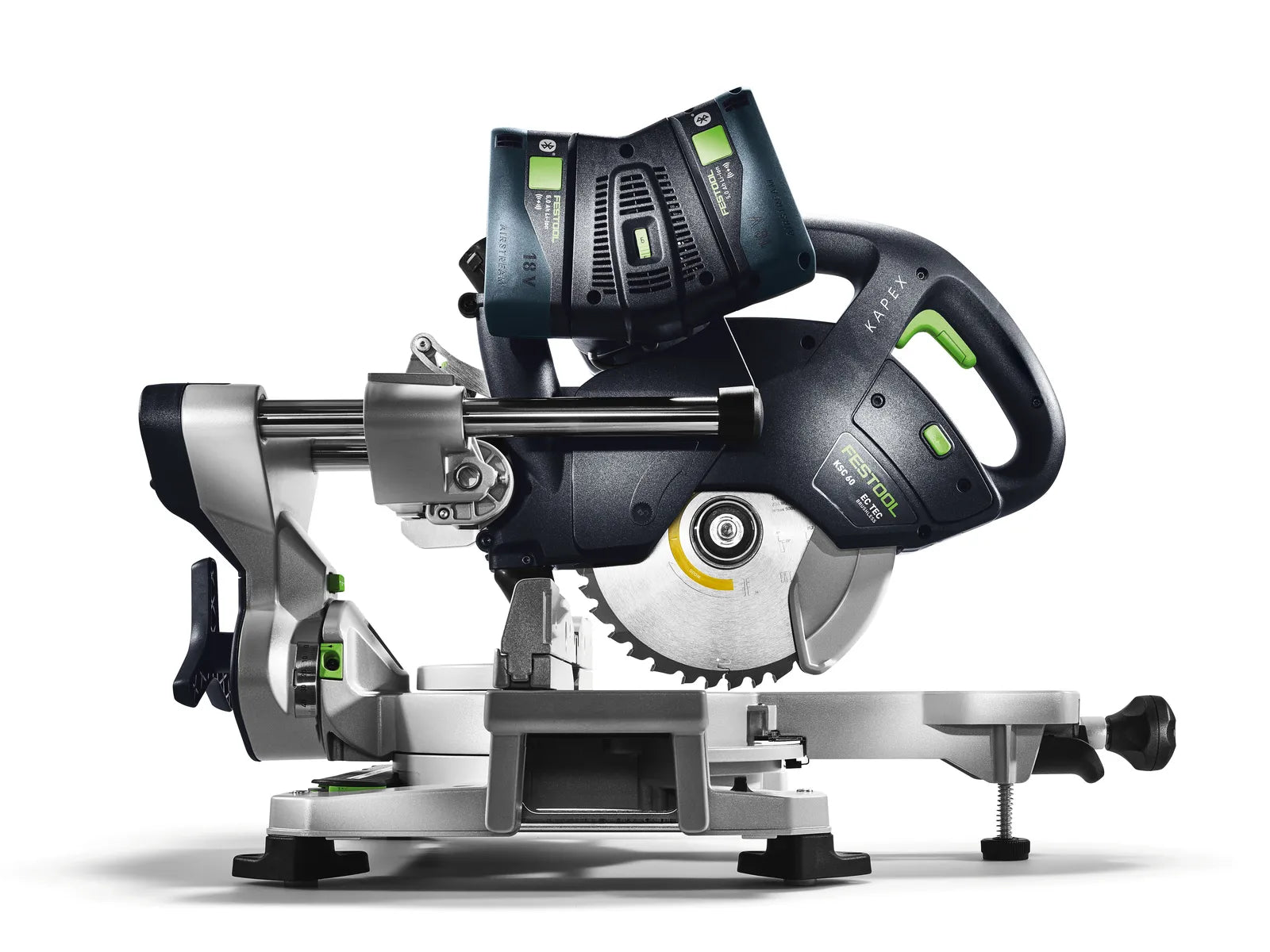 Compound mitre saw Festool KSC 60 EB 5.0 I-UG-Set KAPEX; 2x18 V; 2x5.0 Ah accu.