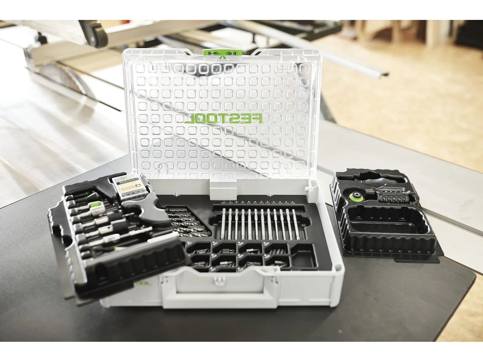 Screwdriver bit set Festool SYS3 M 89 ORG CE-SORT