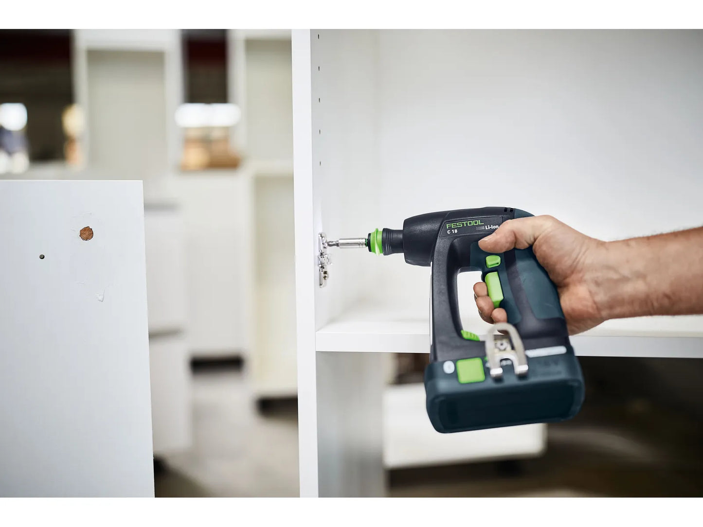 Wiertarko-wkrętarka Festool C 18 HPC 4.0 I-Plus; 18 V; 2x4,0 Ah akumulator.